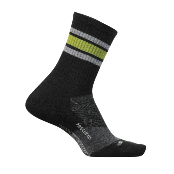 FEETURES Max Cushion Mini Crew TRAILBLAZE CHARCOAL