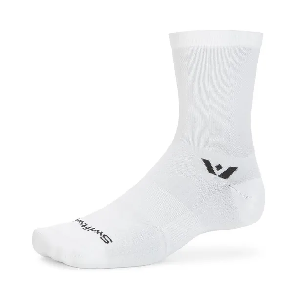 Swiftwick Aspire Mid-Crew WHITE