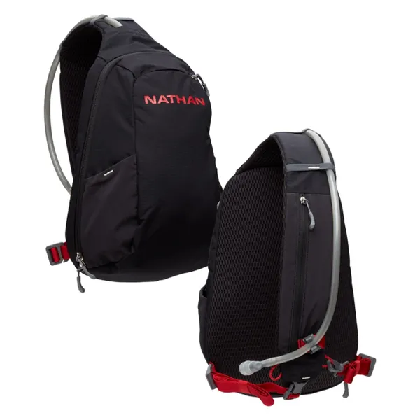 Nathan Run Sling 8L BLACK/RED