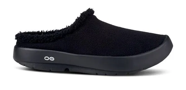 Oofos Women's OOcoozie Mule Shoe BLACK