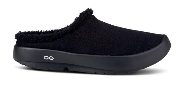 Oofos Men's OOcoozie Mule Shoe BLACK