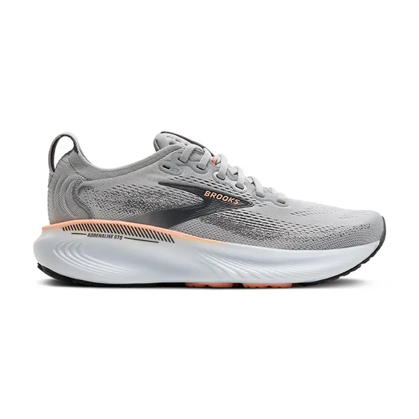 Brooks W Adrenaline GTS 25 Wide Grey/Blackened Pearl/Coral